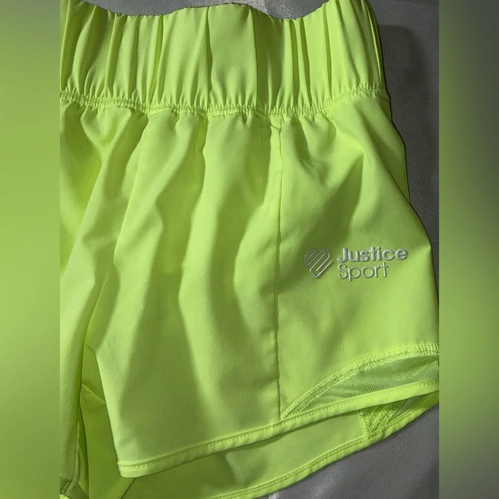 Justice Sport Girls Shorts Size M (10) Neon